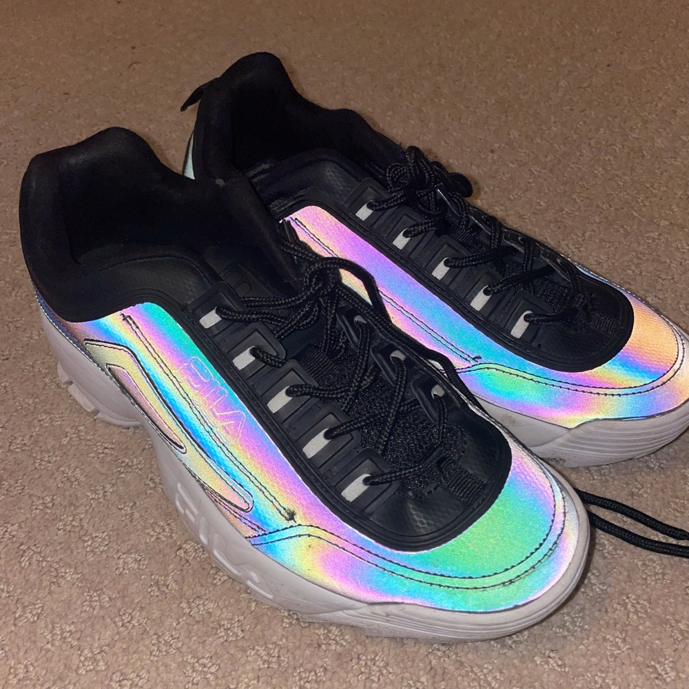 Reflective Fila sneakers